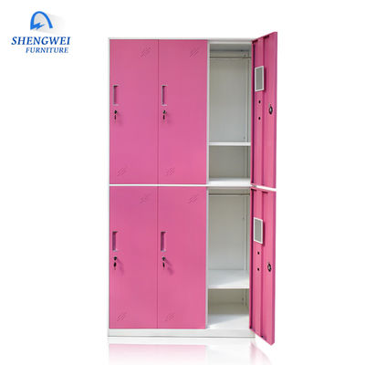 Home Gym Steel Storage And Lockable Multi-Door Metal Clothes Locker