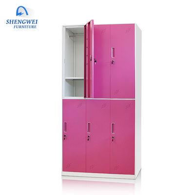 Home Gym Steel Storage And Lockable Multi-Door Metal Clothes Locker