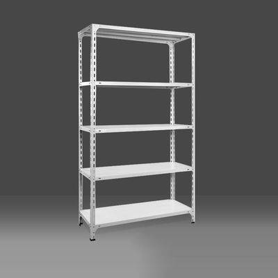 Black Home Office Use Steel Storage Rack With 5 Adjustable Shelves