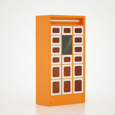 Contactless Smart Food Delivery Locker For Restaurant Powder Coat Finished