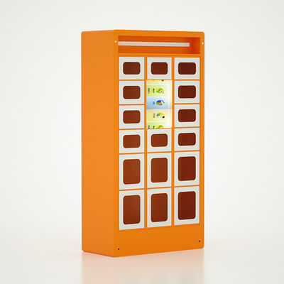 Contactless Smart Food Delivery Locker For Restaurant Powder Coat Finished
