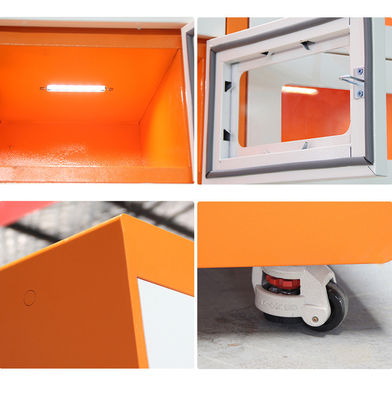 Contactless Smart Food Delivery Locker For Restaurant Powder Coat Finished