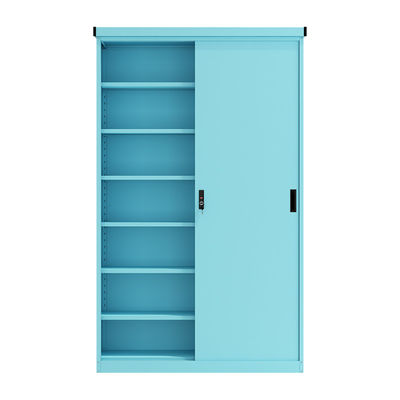 Multi Colors Sliding Door Steel Balcony Storage Cabinet Locker For Home Use