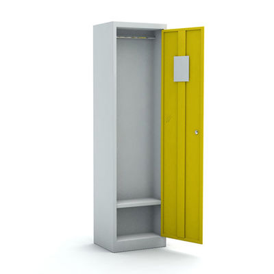 Large Steel Single Tier School Metal Storage Locker Free Standing
