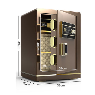 Home Office Large Security Safe Box Double Safety Password Fingerprint