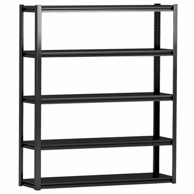 Warehouse Kitchen Living Room 5 Tiers Light Duty Metal Shelving Multipurpose
