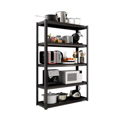 Warehouse Kitchen Living Room 5 Tiers Light Duty Metal Shelving Multipurpose