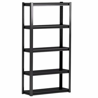 Warehouse Kitchen Living Room 5 Tiers Light Duty Metal Shelving Multipurpose